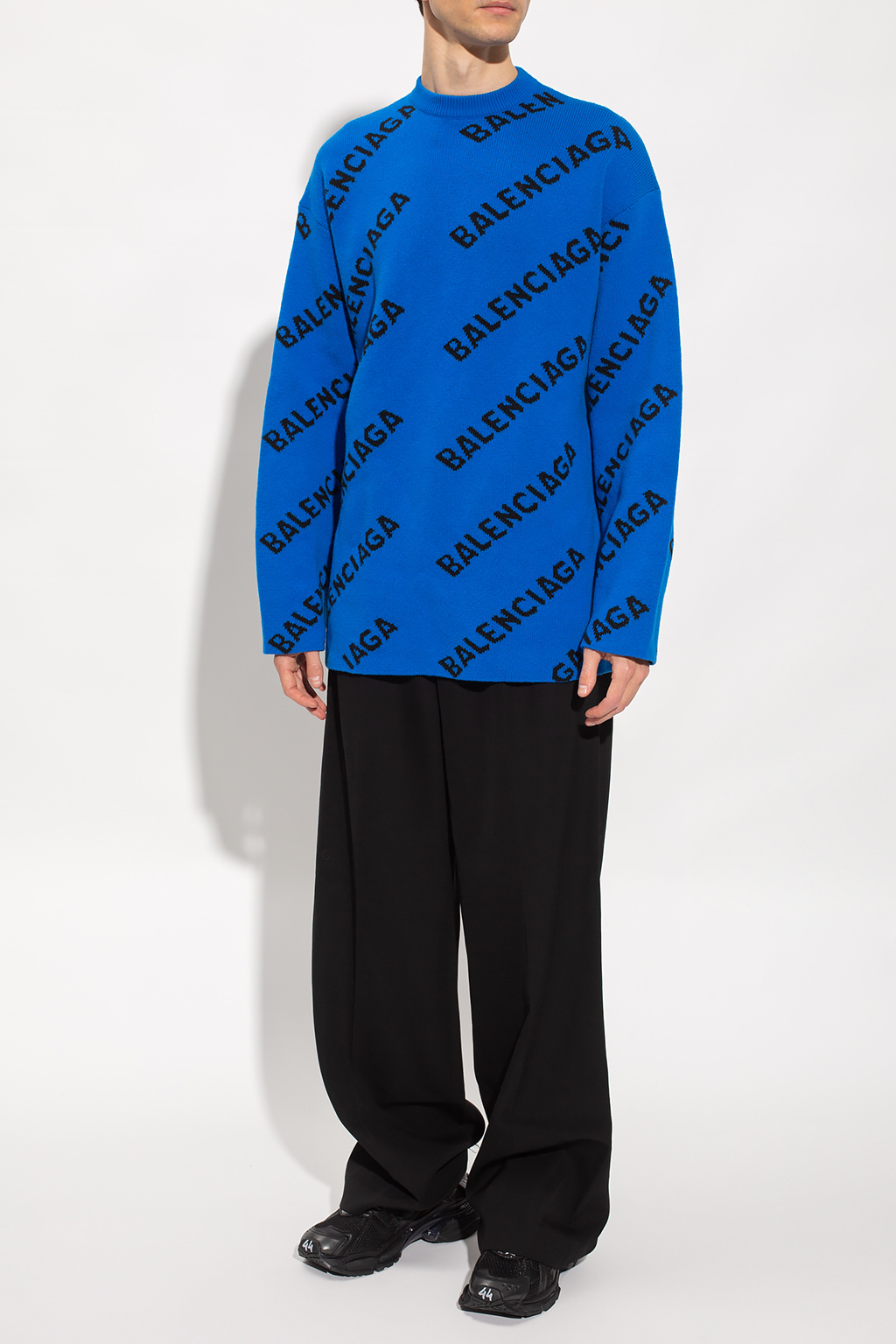 balenciaga pants mens grey